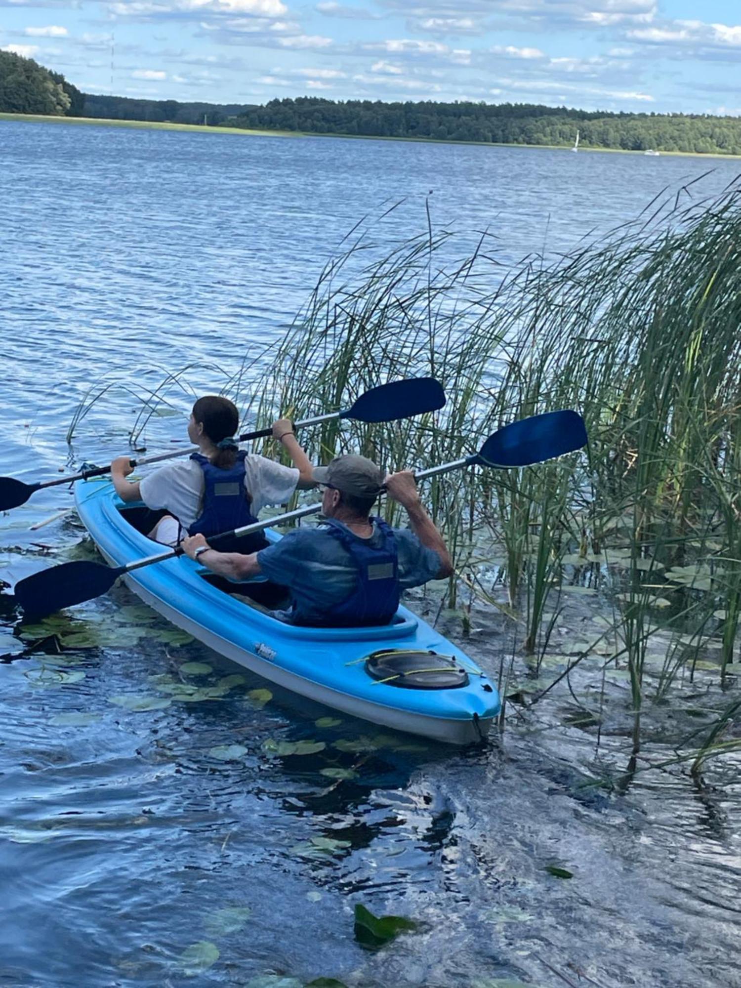 Dom Nad Jeziorem Mazury Pomost Segment 2 Giżycko Kültér fotó