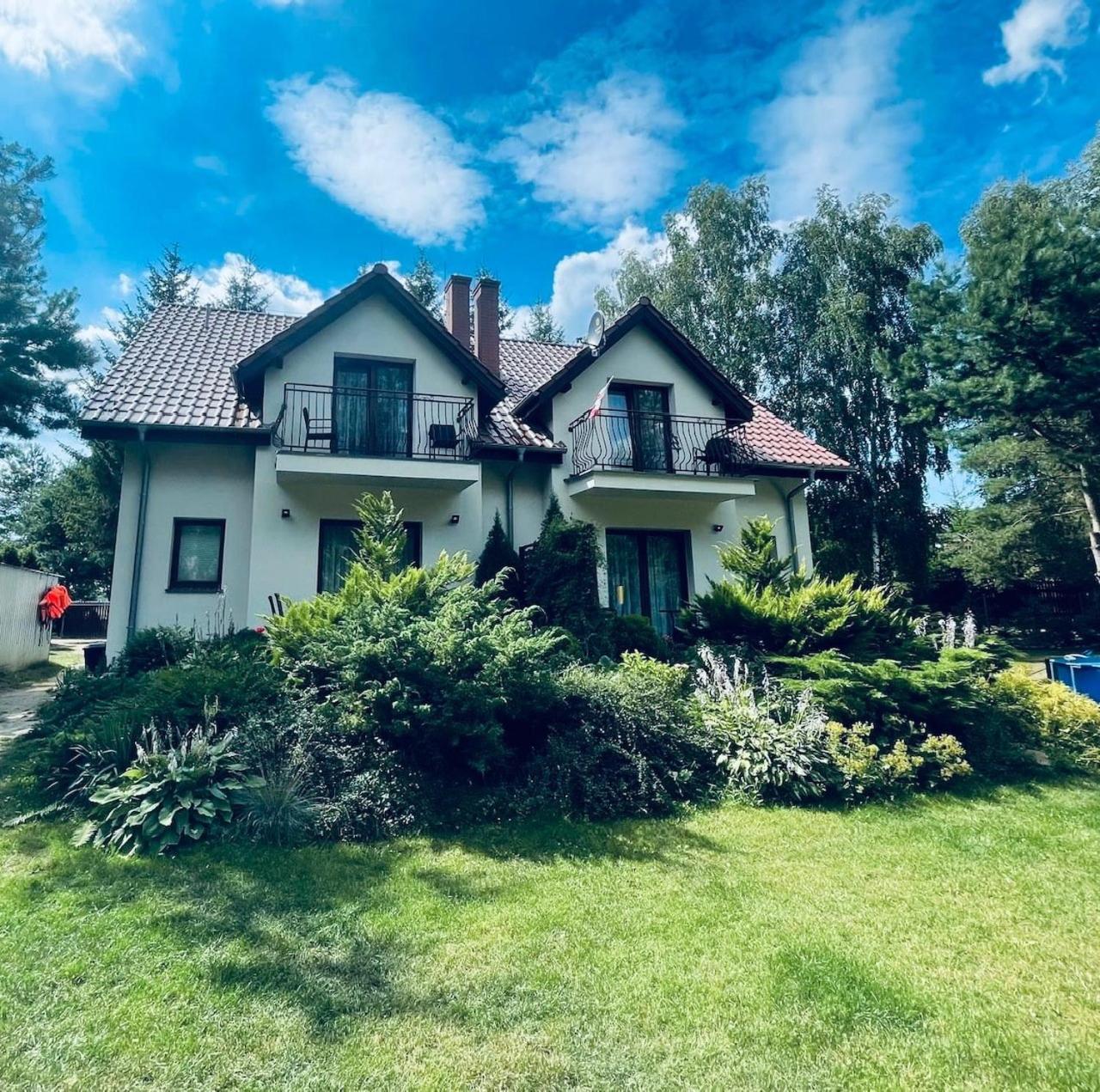 Dom Nad Jeziorem Mazury Pomost Segment 2 Giżycko Kültér fotó